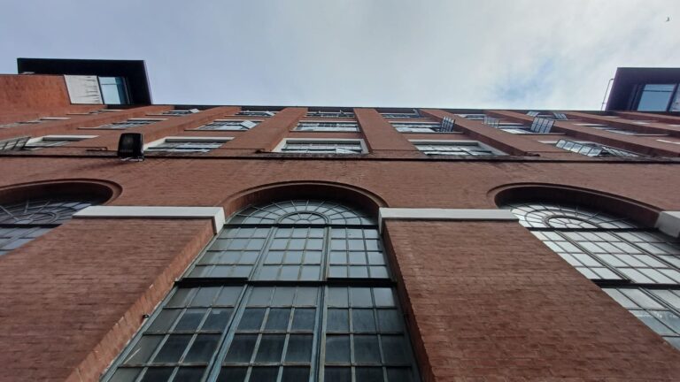 Front elevation of Hatton Garden, Liverpool, where IRS Construction is delivering facade remediation