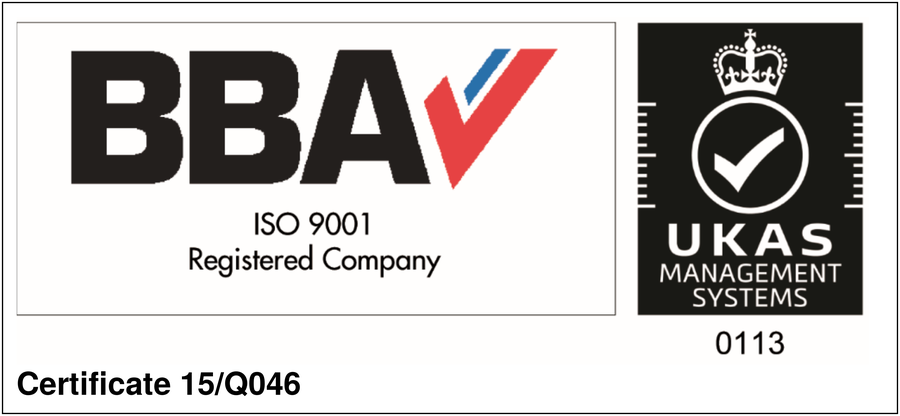 BBA ISO 9001 registered company, certificate 15/Q046