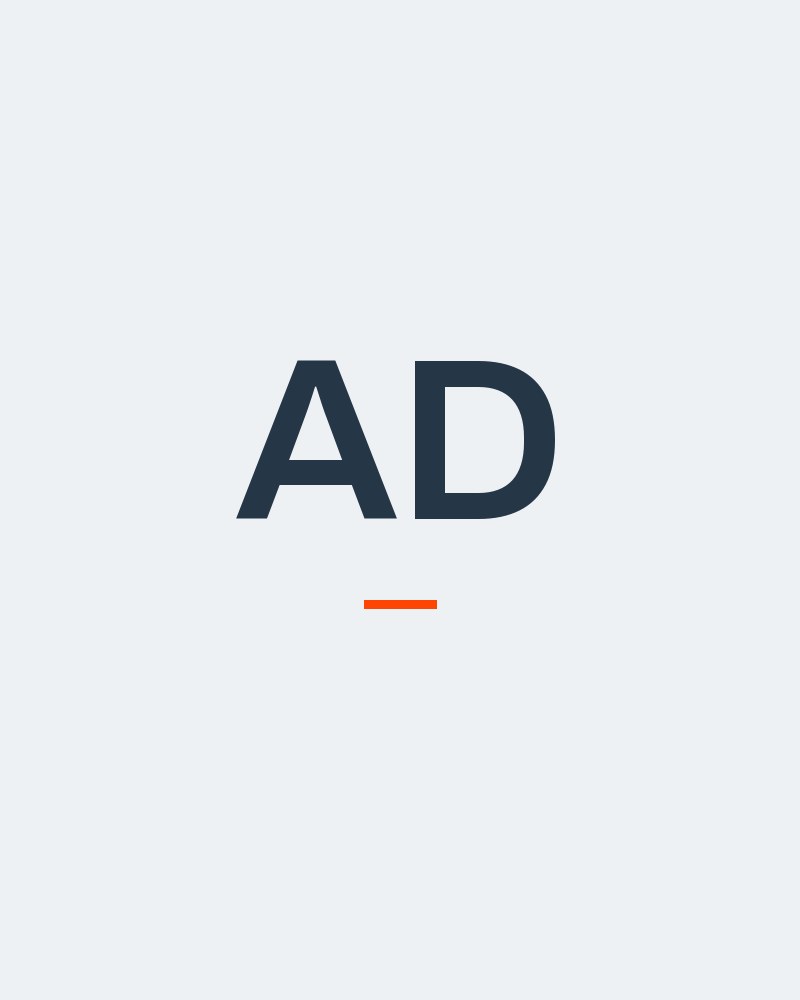 Alex Demidh initials