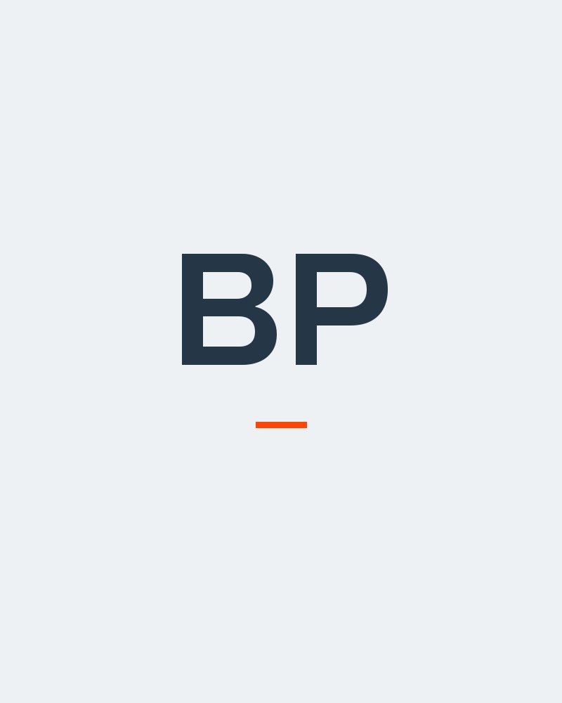 Bradley Pearson-Moore initials