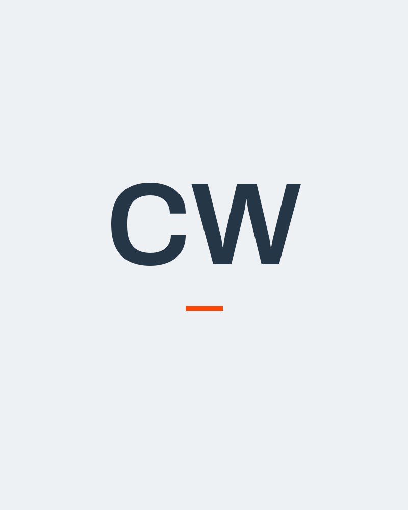 Callum Welsh initials