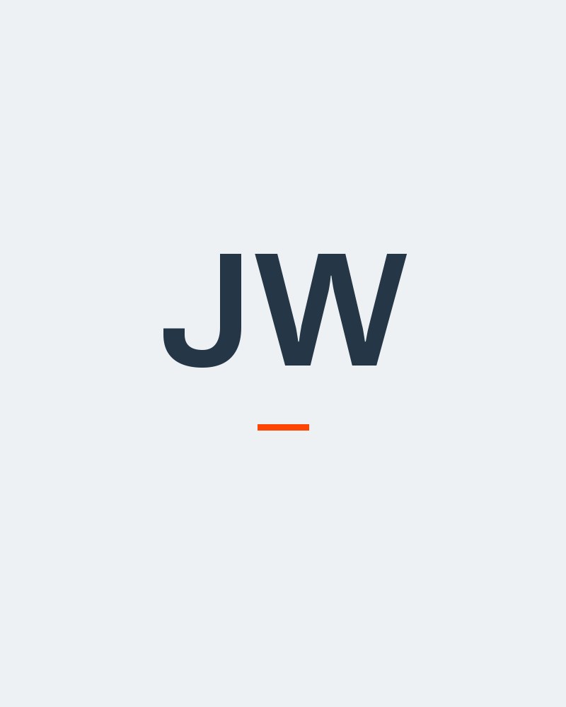 Jacob Welsh initials