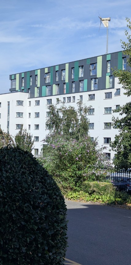 The Greenhouse, Leeds, seen from the Women’s Whispers office across the road